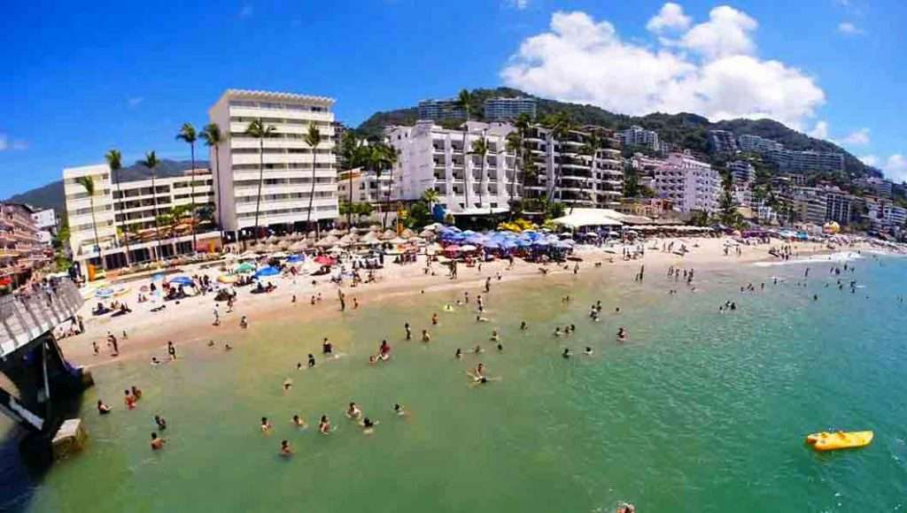 Los Muertos Beach, Puerto Vallarta, Jalisco, Mexico.