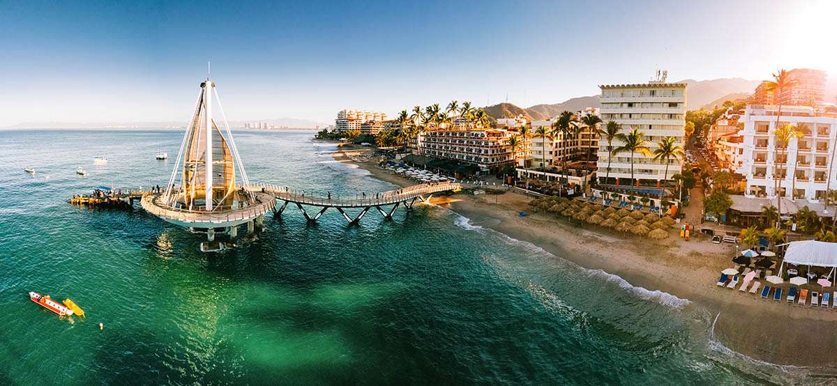 Los Muertos Beach Pier, in Vallarta.