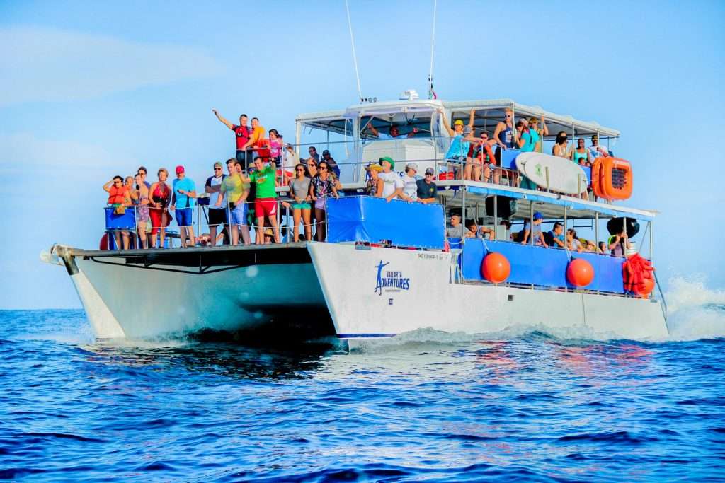 Catamaran to Las Marientas in Vallarta, Mexico