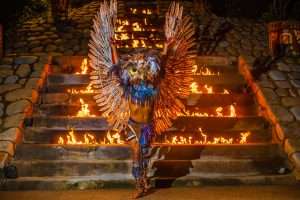 Performer at Rhythms of the Night in Vallarta, Mexico