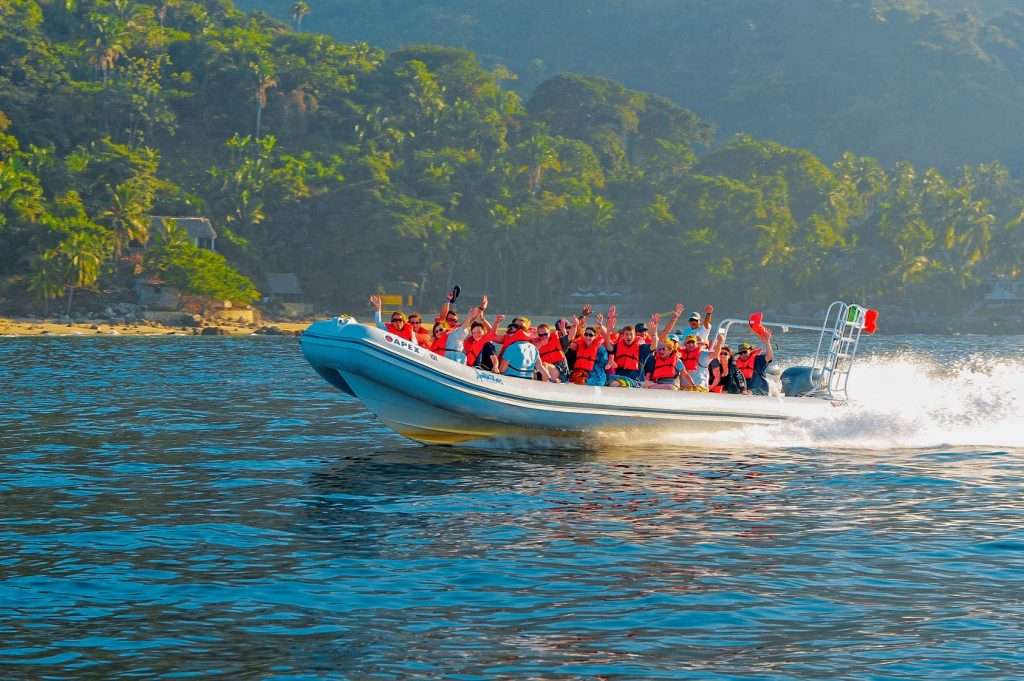 APEX speed boat in Puerto Vallarta.