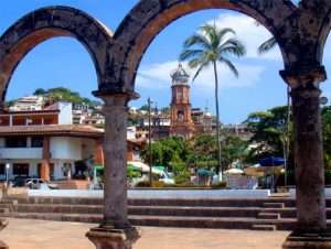 Puerto Vallarta church view
