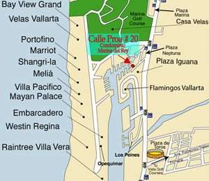 EcoTours Marina Office in Vallarta, Mexico.