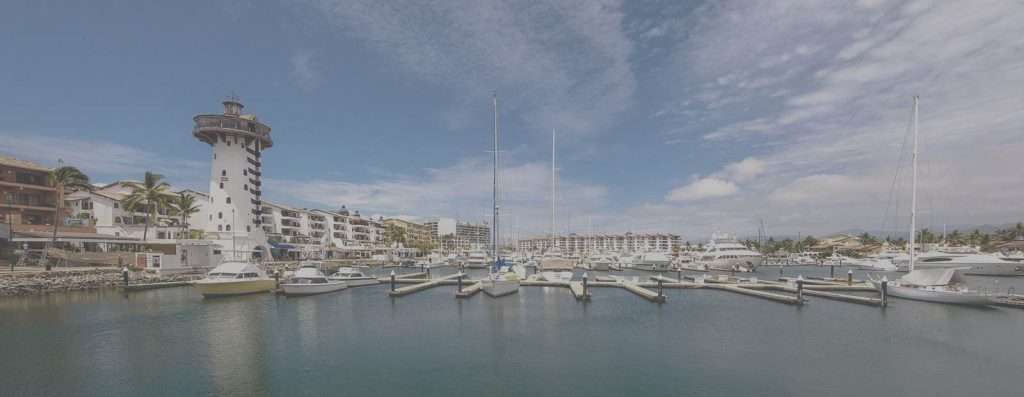 Marina Map in Vallarta, Mexico.