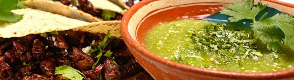 Mexican food in Vallarta, Mexico.