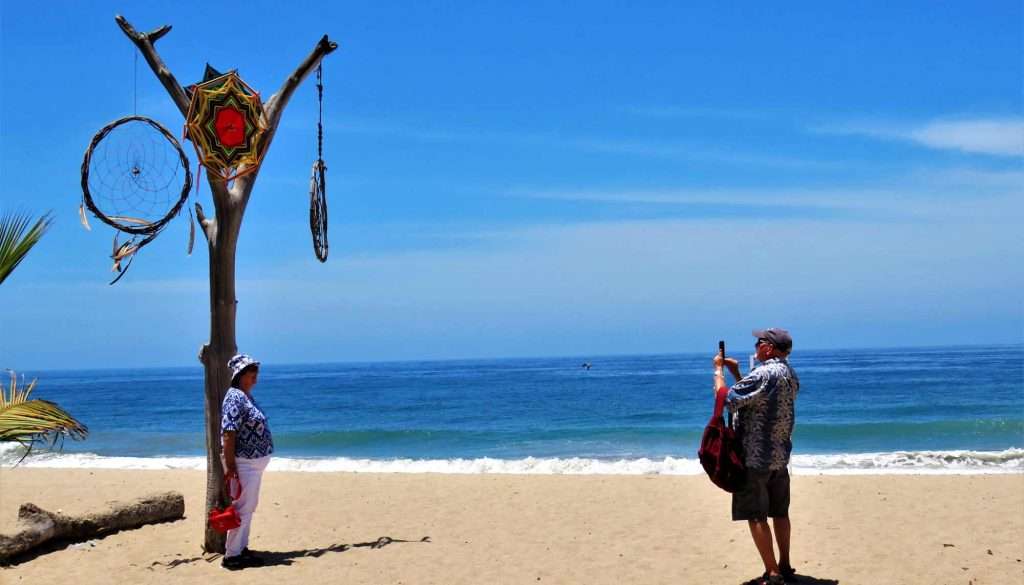 Beach in Nayarit, Mexico.