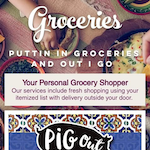 pig out groceries, Puerto Vallarta.